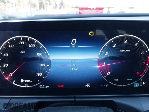 2023 Mercedes-Benz C 300 with VIN W1KAF4HB9PR142827, listed as a IAAI auction lot 41419476 with 21,041 mi miles and . Bid and sale history available at DreamBid. Image 7.
