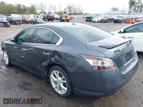 2013 Nissan Maxima SV z VIN 1N4AA5AP7DC814845, wystawiony jako IAAI lot #41758456 z przebiegiem 139 556 mil mil oraz . Historia ofert i sprzedaży dostępna na DreamBid. Obrazek 14.