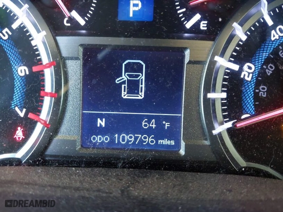 2018 Toyota 4Runner SR5 with VIN JTEBU5JRXJ5496948, listed as a IAAI auction lot 41478609 with 109,796 mi miles. Bid and sale history available at carsss.com. Image 16.