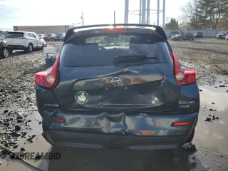 2014 Nissan Juke SV with VIN JN8AF5MV4ET362235, listed as a Copart auction lot 80302924 with 143,862 mi miles and Salvage title. Bid and sale history available at DreamBid. Image 6.