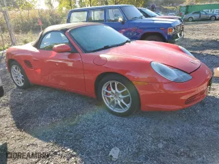 2003 Porsche Boxster S with VIN WP0CB29883U661820, listed as a Copart auction lot 75179104 with 53,459 mi miles and Salvage Title. Bid and sale history available at carsss.com. Image 4.