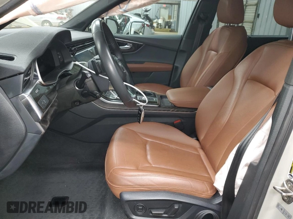 2021 Audi Q7 Premium Plus with VIN WA1LJAF72MD038939, listed as a Copart auction lot 85394184 with 61,947 mi miles and Salvage title. Bid and sale history available at DreamBid. Image 7.