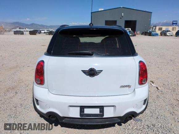 2016 MINI Countryman S with VIN WMWZC3C50GWT09978, listed as a Copart auction lot 59594955 with Not provided miles and Clean title. Bid and sale history available at DreamBid. Image 6.
