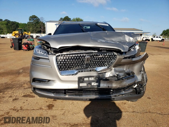 2023 Lincoln Aviator Reserve with VIN 5LM5J7WC7PGL10427, listed as a Copart auction lot 52072055 with 51,265 mi miles and Salvage title. Bid and sale history available at DreamBid. Image 5.