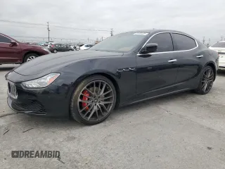 2016 Maserati Ghibli S with VIN ZAM57RSA3G1171384, listed as a Copart auction lot 43405435 with 46,481 mi miles and Salvage Title. Bid and sale history available at carsss.com. Image 1.