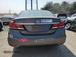 2013 Honda Civic LX z VIN 2HGFB2F58DH600464, wystawiony jako Copart lot #59534175 z przebiegiem 88 107 mil mil oraz Szkoda całkowita • Salvage title. Historia ofert i sprzedaży dostępna na DreamBid. Obrazek 6.