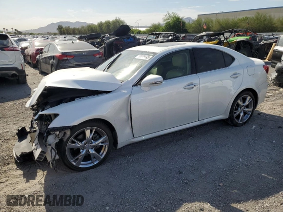 2010 Lexus IS 250 with VIN JTHBF5C27A2096487, listed as a Copart auction lot 58865595 with 178,751 mi miles and Salvage title. Bid and sale history available at DreamBid. Image 1.