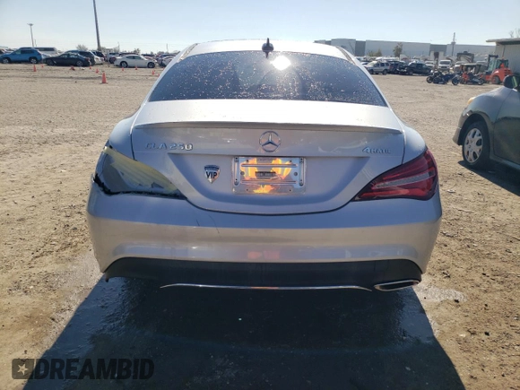 2017 Mercedes-Benz CLA with VIN WDDSJ4GB8HN404477, listed as a Copart auction lot 37274283 with 59,746 mi miles. Bid and sale history available at carsss.com. Image 6.
