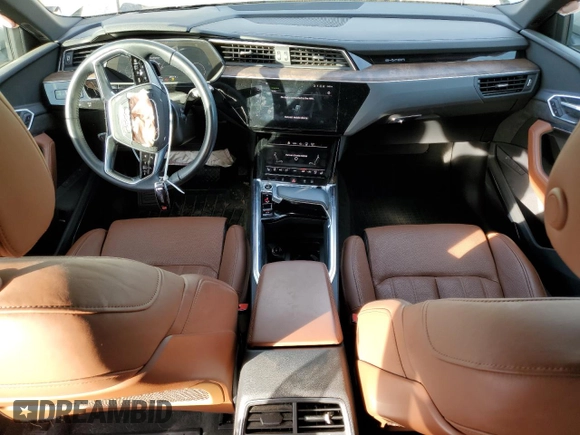 2021 Audi e-tron Prestige with VIN WA1VABGE9MB030019, listed as a Copart auction lot 42203863 with 24,925 mi miles and . Bid and sale history available at DreamBid. Image 8.