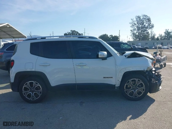 2016 Jeep Renegade Limited with VIN ZACCJADT7GPE35722, listed as a IAAI auction lot 41568185 with 143,699 mi miles. Bid and sale history available at carsss.com. Image 13.