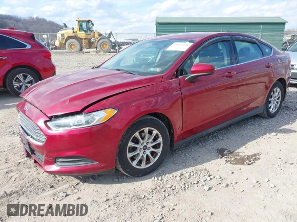2015 Ford Fusion S with VIN 3FA6P0G72FR190407, listed as a IAAI auction lot 41875138 with 109,180 mi miles. Bid and sale history available at carsss.com. Image 2.