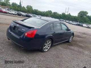 2008 Nissan Maxima SE with VIN 1N4BA41EX8C830315, listed as a IAAI auction lot 42538791 with 105,315 mi miles and . Bid and sale history available at DreamBid. Image 4.