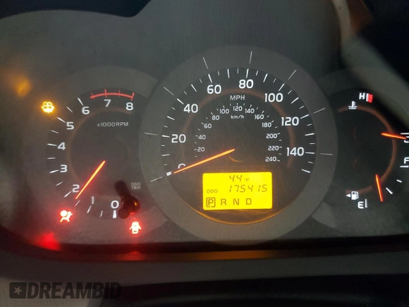 2011 Toyota RAV4 with VIN JTMBK4DV6B5100559, listed as a Copart auction lot 43072265 with 175,415 mi miles and Salvage Title. Bid and sale history available at carsss.com. Image 9.