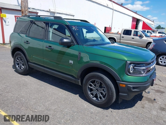 2024 Ford Bronco Sport Big Bend with VIN 3FMCR9B63RRF19657, listed as a IAAI auction lot 42659234 with 7,824 mi miles and . Bid and sale history available at DreamBid. Image 1.