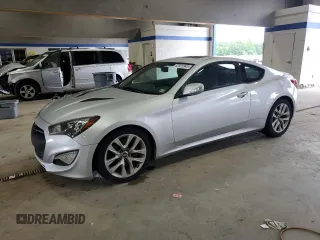 2014 Hyundai Genesis Coupe Ultimate with VIN KMHHU6KJXEU115569, listed as a Copart auction lot 63920945 with 92,833 mi miles and Clean title. Bid and sale history available at DreamBid. Image 1.