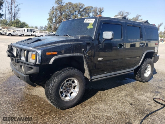 2003 Hummer H2 with VIN 5GRGN23U73H120330, listed as a Copart auction lot 69191714 with 0 mi miles and Clean Title. Bid and sale history available at carsss.com. Image 1.