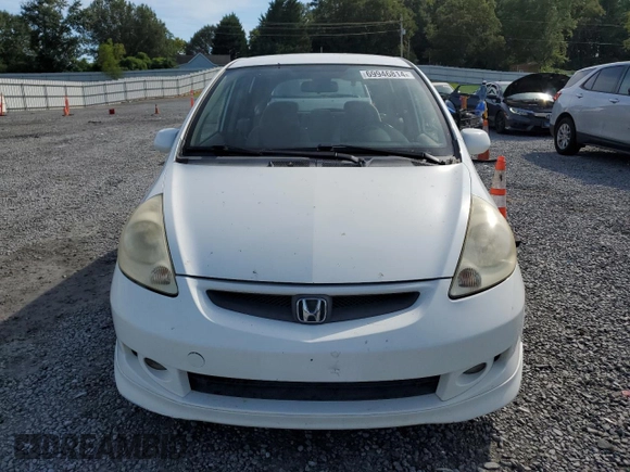 2007 Honda Fit Sport with VIN JHMGD38677S051716, listed as a Copart auction lot 69946814 with 177,070 mi miles and Salvage Title. Bid and sale history available at carsss.com. Image 5.