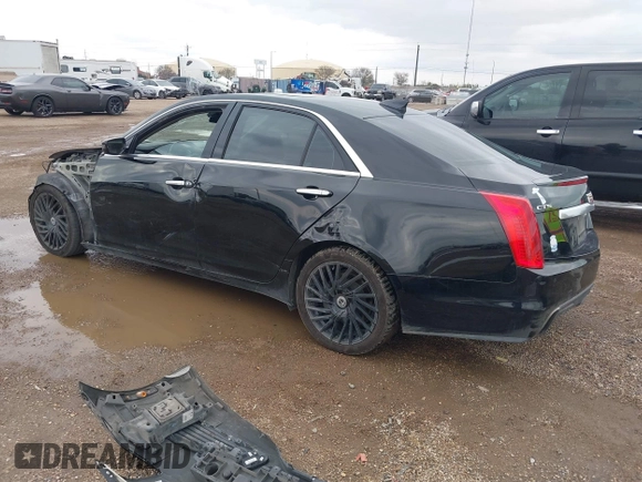 2019 Cadillac CTS Sedan Luxury RWD with VIN 1G6AR5SS9K0100254, listed as a IAAI auction lot 41308877 with 129,821 mi miles. Bid and sale history available at carsss.com. Image 3.