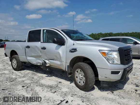 2020 Nissan Titan SV z VIN 1N6AA1FA3LN511567, wystawiony jako Copart lot #54921955 z przebiegiem 74 002 mil mil oraz Szkoda całkowita • Salvage title. Historia ofert i sprzedaży dostępna na DreamBid. Obrazek 4.