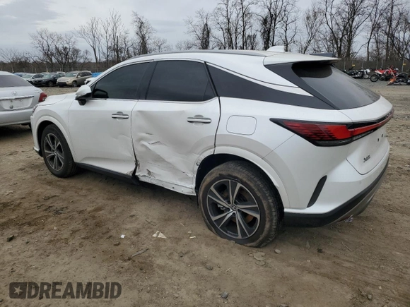 2023 Lexus RX with VIN 2T2BAMCA7PC029184, listed as a Copart auction lot 47951745 with 5,231 mi miles and Salvage Title. Bid and sale history available at carsss.com. Image 2.