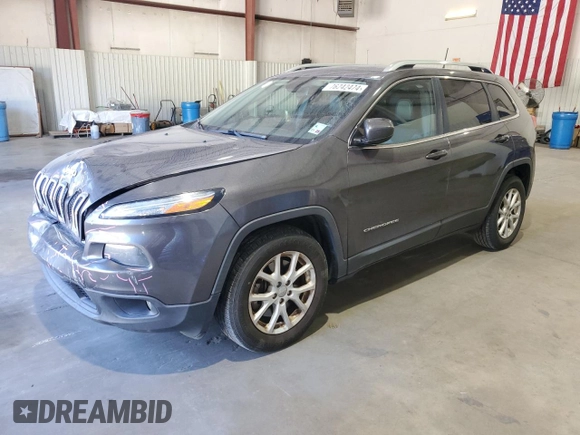 2018 Jeep Cherokee Latitude Plus with VIN 1C4PJLLX8JD510273, listed as a Copart auction lot 76242474 with 132,645 mi miles and Salvage Title. Bid and sale history available at carsss.com. Image 1.
