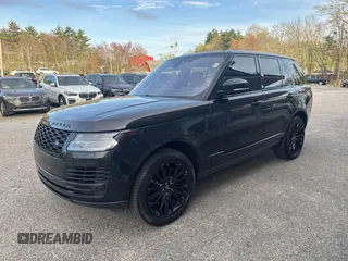 2019 Land Rover Range Rover HSE with VIN SALGS2SV5KA528460, listed as a IAAI auction lot 42184615 with 122,951 mi miles and . Bid and sale history available at DreamBid. Image 2.