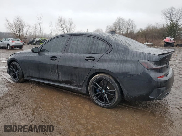 2022 BMW 3 Series M340i xDrive with VIN 3MW5U9J01N8C39211, listed as a Copart auction lot 86529384 with 50,219 mi miles and Salvage Title. Bid and sale history available at carsss.com. Image 2.