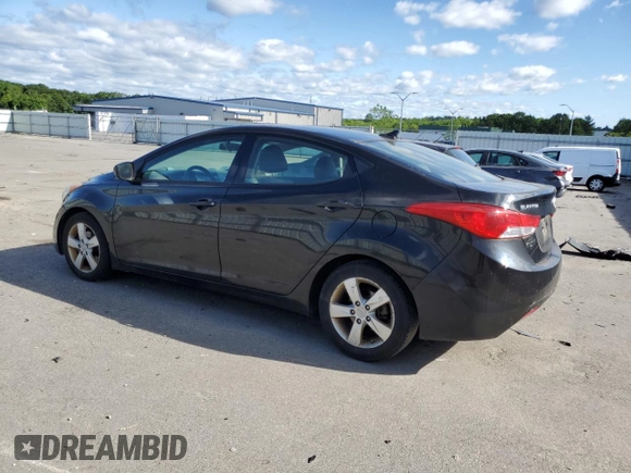 2013 Hyundai Elantra GLS with VIN 5NPDH4AE9DH257856, listed as a Copart auction lot 61301275 with 260,250 mi miles and Clean title. Bid and sale history available at DreamBid. Image 2.
