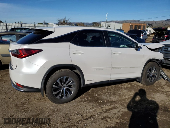 2020 Lexus RX with VIN 2T2AGMDA1LC045416, listed as a Copart auction lot 87016254 with 47,355 mi miles and Salvage Title. Bid and sale history available at carsss.com. Image 3.