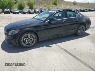 2020 Mercedes-Benz C 300 z VIN 55SWF8EB8LU332726, wystawiony jako Copart lot #56906945 z przebiegiem 28 267 mil mil oraz Szkoda całkowita • Salvage title. Historia ofert i sprzedaży dostępna na DreamBid. Obrazek 1.