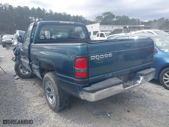 1998 Dodge Ram 1500 with VIN 1B7HC16Y1WS769200, listed as a IAAI auction lot 41711483 with 134,676 mi miles. Bid and sale history available at carsss.com. Image 3.