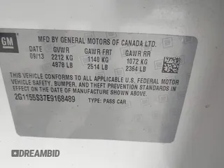 2014 Chevrolet Impala LTZ with VIN 2G1155S37E9168489, listed as a IAAI auction lot 42447170 with 139,640 mi miles and . Bid and sale history available at DreamBid. Image 9.