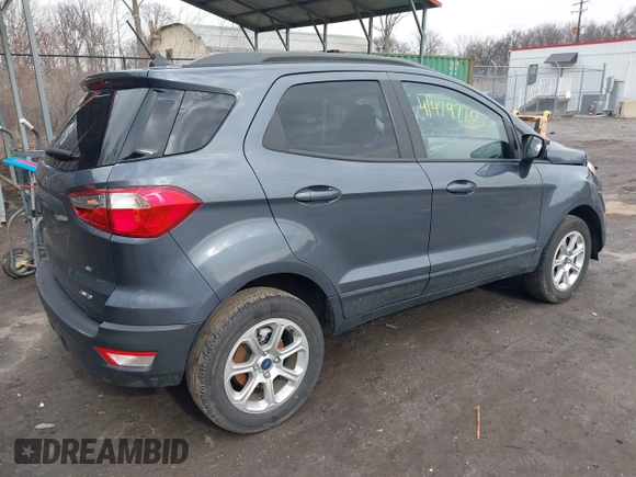 2022 Ford EcoSport SE z VIN MAJ6S3GL8NC474215, wystawiony jako IAAI lot #41479770 z przebiegiem 13 988 mil mil oraz . Historia ofert i sprzedaży dostępna na DreamBid. Obrazek 4.