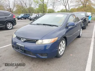 2008 Honda Civic Cpe LX with VIN 2HGFG12608H530474, listed as a IAAI auction lot 42084035 with 182,037 mi miles. Bid and sale history available at carsss.com. Image 2.