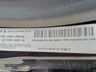 2017 Maserati Ghibli S Q4 with VIN ZAM57RTL9H1242671, listed as a Copart auction lot 52591933 with 50,450 mi miles. Bid and sale history available at carsss.com. Image 10.