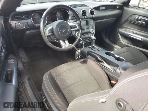 2016 Ford Mustang V6 with VIN 1FA6P8AM3G5210780, listed as a Copart auction lot 55761945 with 109,666 mi miles and Salvage title. Bid and sale history available at DreamBid. Image 8.