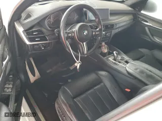2015 BMW X5 M with VIN 5YMKT6C55F0C89468, listed as a Copart auction lot 75391074 with 0 mi miles and Salvage Title. Bid and sale history available at carsss.com. Image 8.
