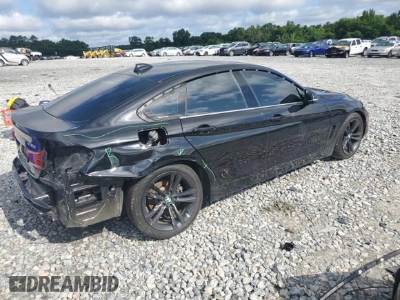 2018 BMW 4 Series 430i z VIN WBA4J1C5XJBG76540, wystawiony jako Copart lot #59963235 z przebiegiem 70 593 mil mil oraz Szkoda całkowita • Salvage title. Historia ofert i sprzedaży dostępna na DreamBid. Obrazek 3.