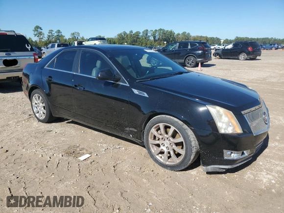 2008 Cadillac CTS RWD w/1SB with VIN 1G6DV57V880175452, listed as a Copart auction lot 80971894 with 127,298 mi miles and Salvage Title. Bid and sale history available at carsss.com. Image 4.
