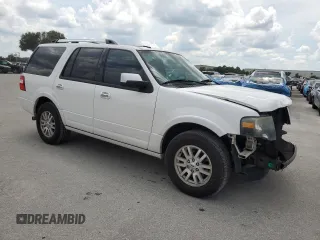 2012 Ford Expedition Limited with VIN 1FMJU1K52CEF67871, listed as a Copart auction lot 64082075 with 141,543 mi miles and Salvage title. Bid and sale history available at DreamBid. Image 4.