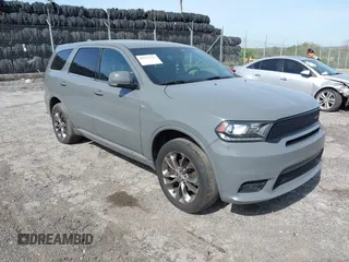 2020 Dodge Durango GT Plus with VIN 1C4RDJDG0LC261866, listed as a IAAI auction lot 42137323 with 103,507 mi miles and . Bid and sale history available at DreamBid. Image 1.