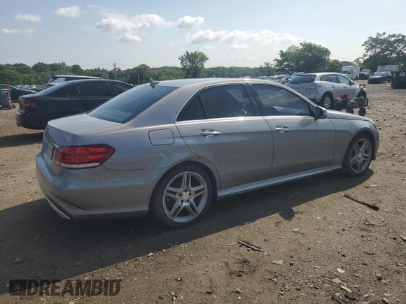2014 Mercedes-Benz E 350 Sport with VIN WDDHF5KB9EA862458, listed as a Copart auction lot 63375545 with 75,110 mi miles and Salvage title. Bid and sale history available at DreamBid. Image 3.