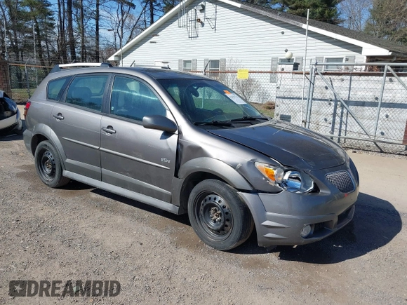 2007 Pontiac Vibe with VIN 5Y2SL65857Z433353, listed as a IAAI auction lot 41829714 with 256,547 mi miles. Bid and sale history available at carsss.com. Image 1.