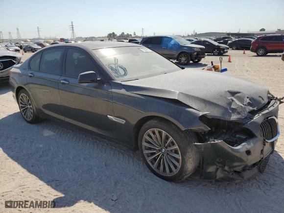2009 BMW 7 Series 750i with VIN WBAKA83559CY33877, listed as a Copart auction lot 76029274 with 66,622 mi miles and Salvage Title. Bid and sale history available at carsss.com. Image 4.