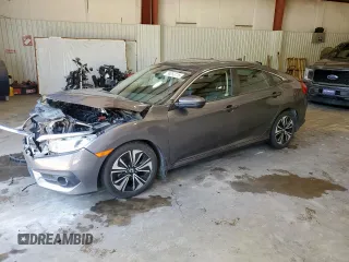 2018 Honda Civic EX-L z VIN JHMFC1F75JX042277, wystawiony jako Copart lot #58253715 z przebiegiem 158 744 mil mil oraz Szkoda całkowita • Salvage title. Historia ofert i sprzedaży dostępna na DreamBid. Obrazek 1.