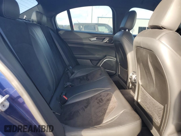 2017 Alfa Romeo Giulia with VIN ZARFAEAV8H7520339, listed as a Copart auction lot 44591745 with 70,994 mi miles and Salvage title. Bid and sale history available at DreamBid. Image 10.