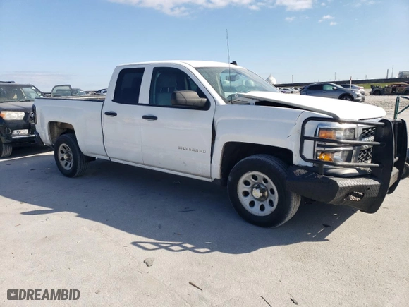 2014 Chevrolet Silverado 1500 Work Truck with VIN 1GCRCPEH9EZ359954, listed as a Copart auction lot 84535894 with 0 mi miles and Salvage Title. Bid and sale history available at carsss.com. Image 4.