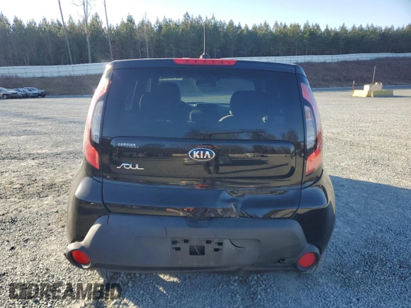 2016 Kia Soul with VIN KNDJN2A20G7301354, listed as a Copart auction lot 43133965 with 139,234 mi miles and Salvage Title. Bid and sale history available at carsss.com. Image 6.