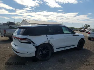 2022 Lincoln Aviator Reserve with VIN 5LM5J7XC2NGL14736, listed as a Copart auction lot 54903515 with 47,598 mi miles and Salvage title. Bid and sale history available at DreamBid. Image 3.