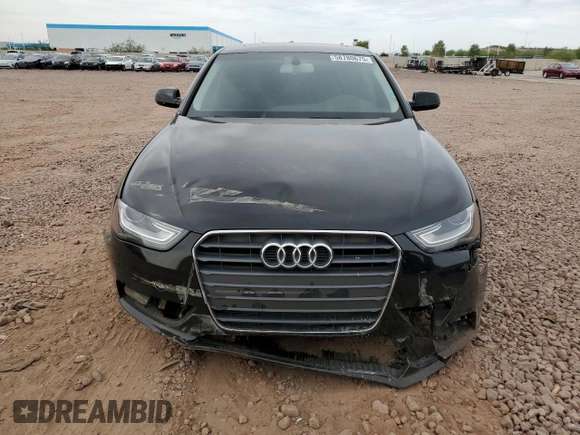 2013 Audi A4 Premium with VIN WAUAFAFL4DN039268, listed as a Copart auction lot 58780675 with 152,802 mi miles and Salvage title. Bid and sale history available at DreamBid. Image 5.